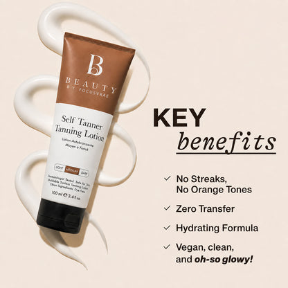 🔥Up to 75% OFF Focusvrae® Hydrating Sunless Tanning Loti 🌞No Orange, Streak-Free Glow