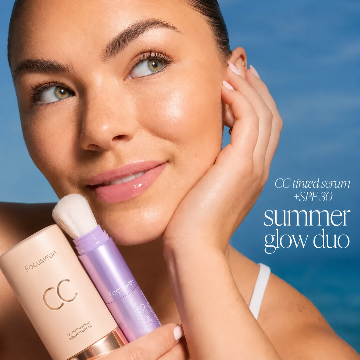 Summer Skin Perfecting Duo | Tinted Complexion Serum + SPF 30 Smoothing Powder