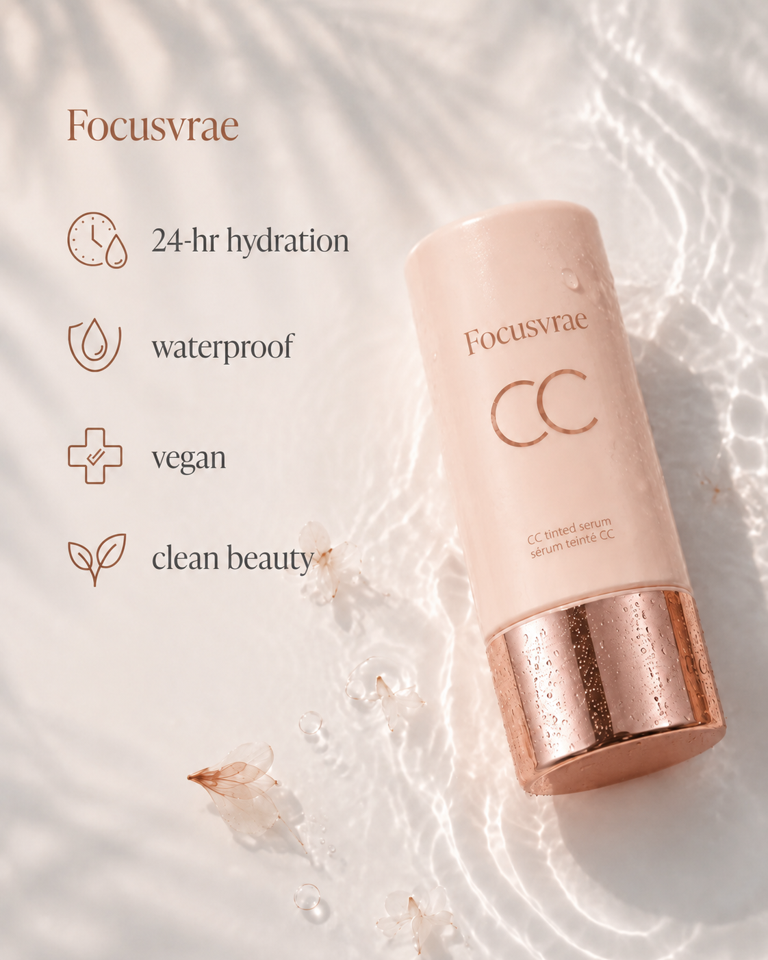 Summer Skin Essentials | CC Tinted Serum + Creaseless SPF 30 Powder