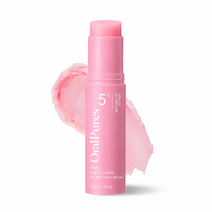 🔥LAST DAY 60% OFF🎁 OralPures Korean PDRN Pink Collagen Volume Multi Balm