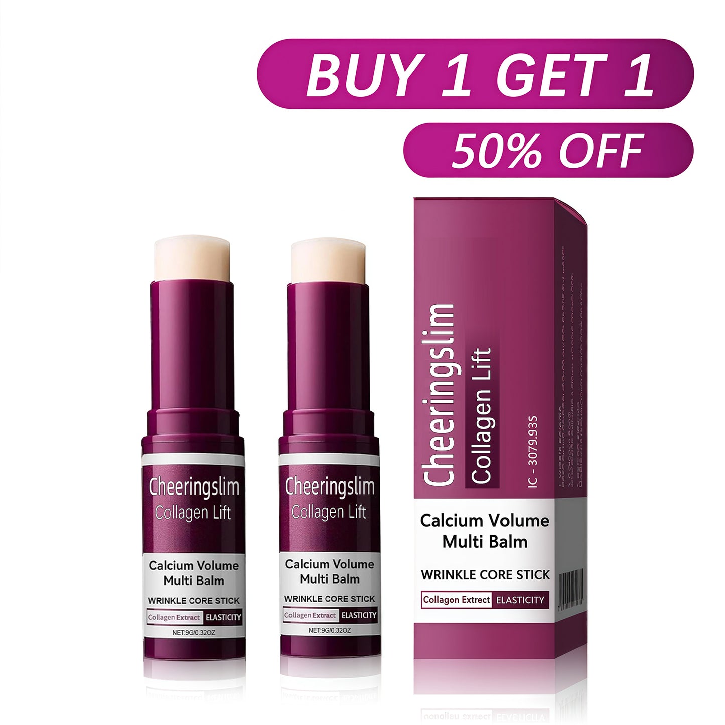 💗 LOVILDS Collagen Lift Eye Balm Stick + Eye Patch Set