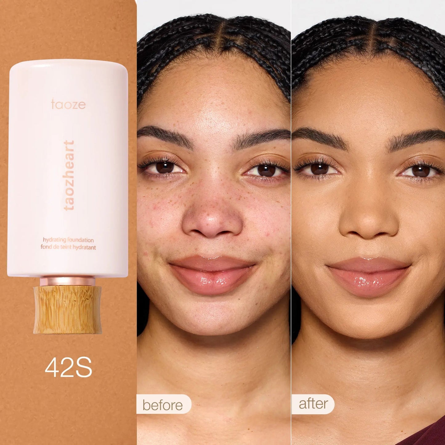 Final 3 hours 75% off Limited Time BOGO Free Hydrating Foundation🔥 & BrushFull Coverage Base +Free Buffing Brush