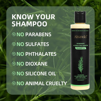 🔥LAST DAY 70% OFF 🎅Alisanda®® Organic Rosemary  Shampoo